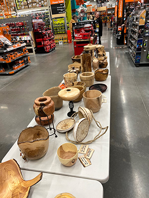 Central Wisconsin Woodturners Displays