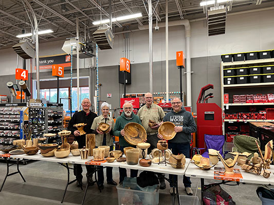 Central Wisconsin Woodturners Showing Off Projects